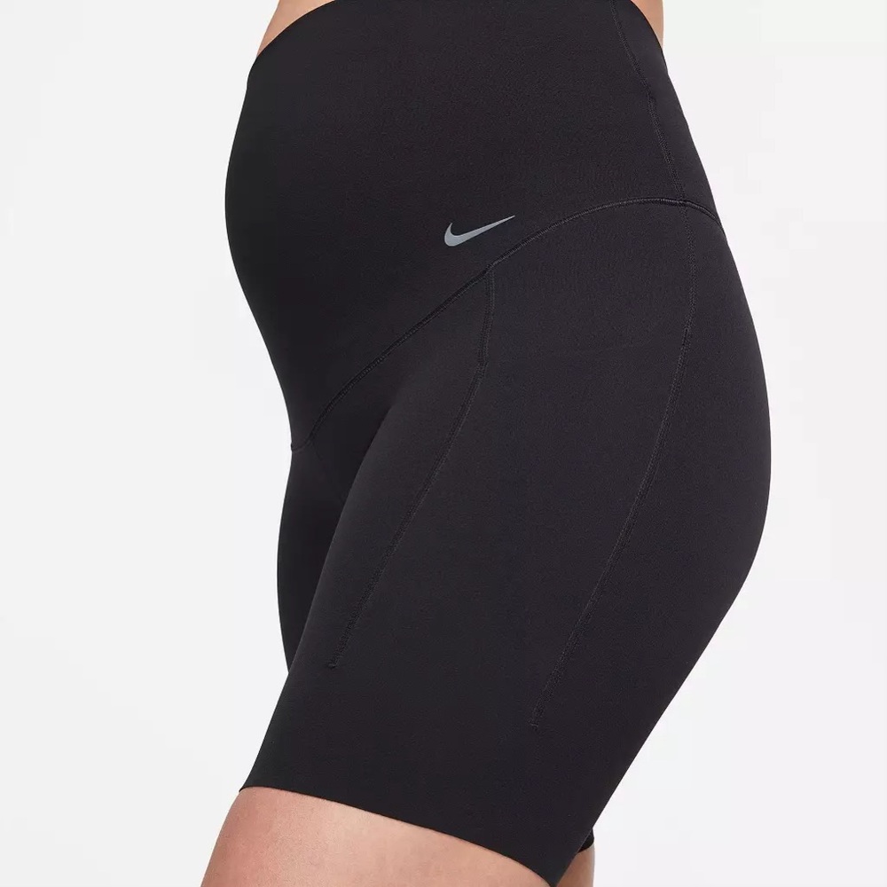 Nike Zenvy Maternity Gentle-Support High-Waisted 8" Biker Shorts XS - NWT